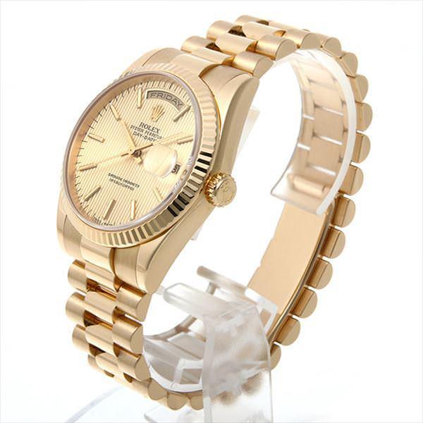 デイデイト ロレックス 118238 オニキス F番 中古 メンズ 腕時計