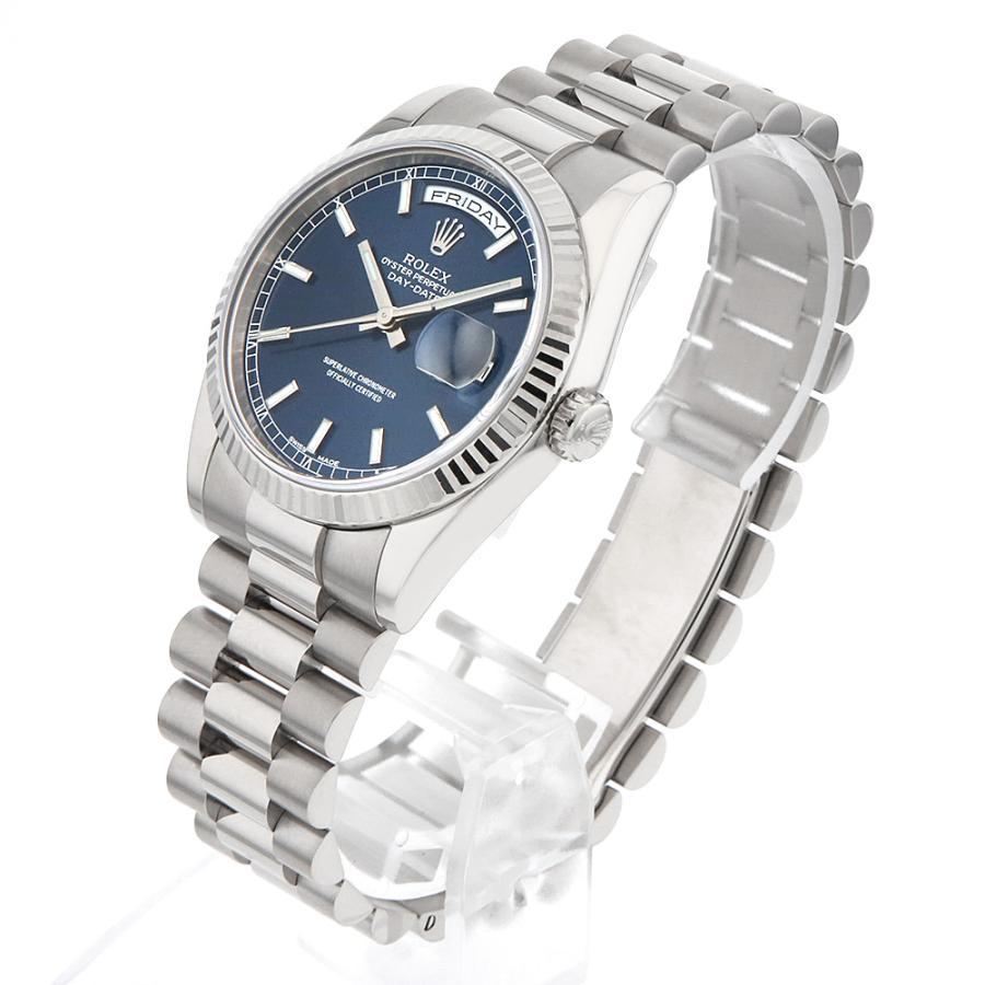 ROLEX（ロレックス） デイデイト 118239 ブルー バー D番 中古 メンズ