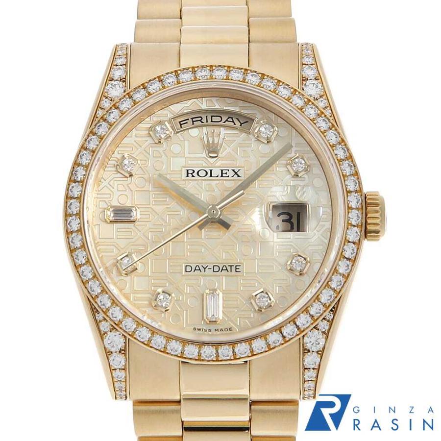 ROLEX（ロレックス） デイデイト ベゼル/ラグダイヤ 8Pダイヤ/2P