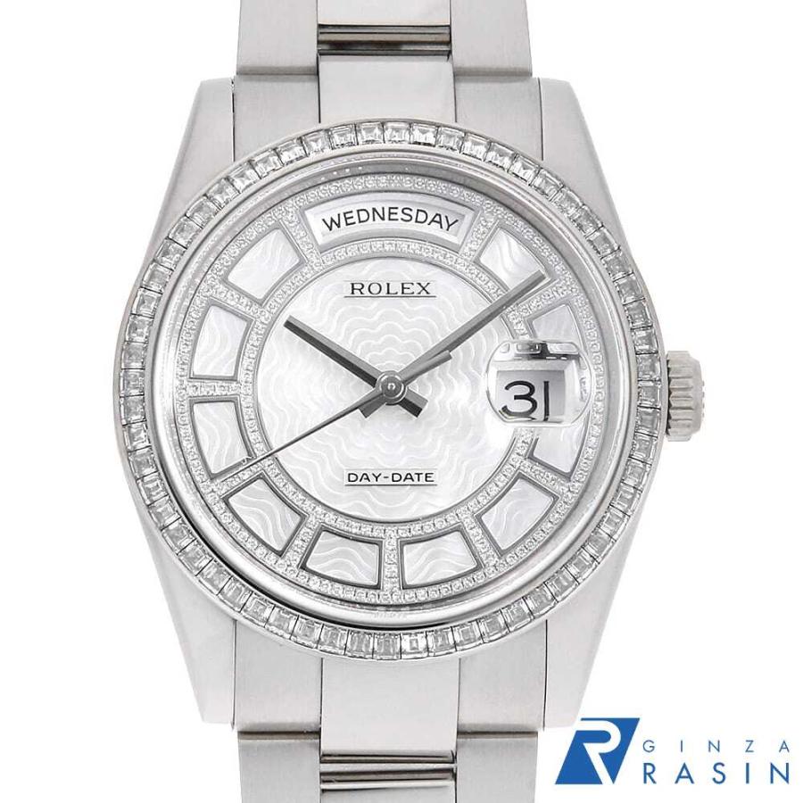 JB77出品 ROLEX（ロレックス） デイデイト 118399BR ホワイトシェル カルーセル