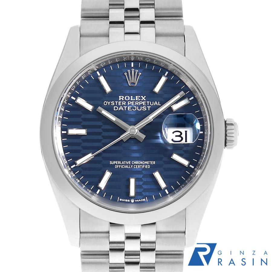 ROLEX ロレックス デイトジャスト36 126200 ブルー フルーテッド