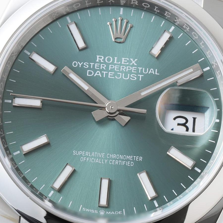 ROLEX ロレックス デイトジャスト36 126200 ミントグリーン バー