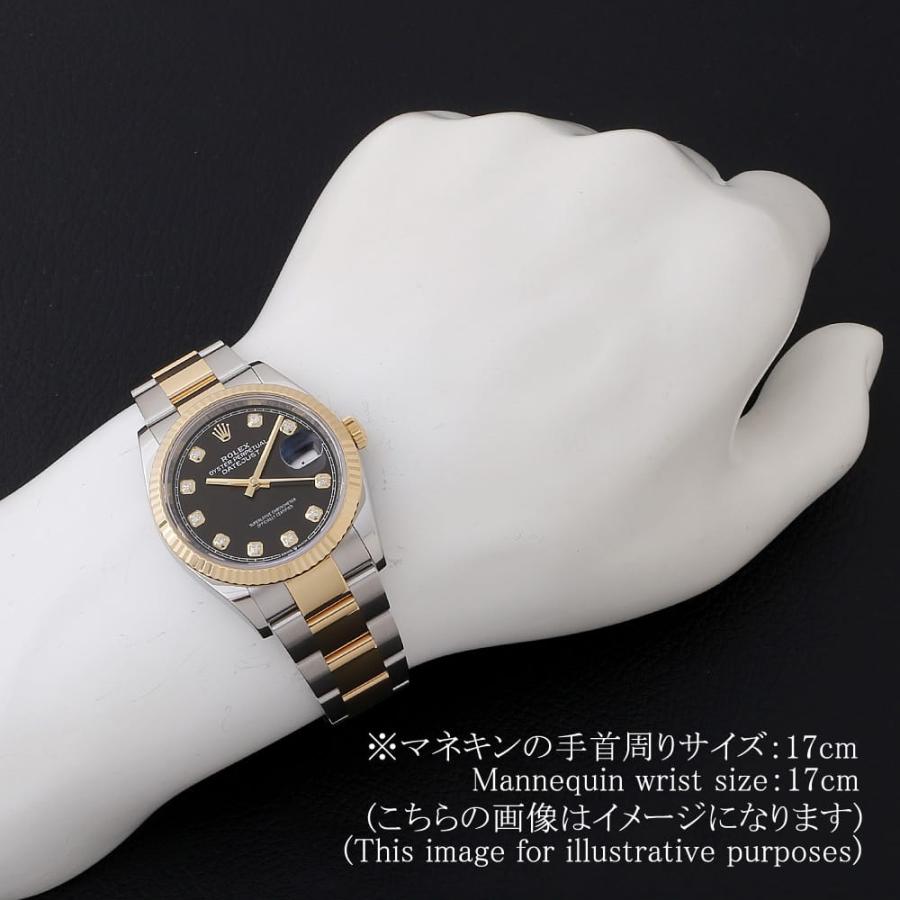 ROLEX ロレックス デイトジャスト36 10Pダイヤ 126233G ブラック
