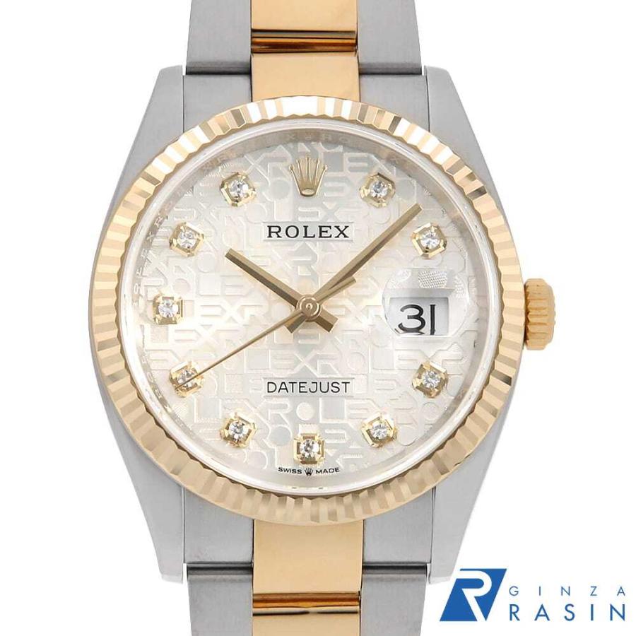 ROLEX（ロレックス） デイトジャスト36 10Pダイヤ 126233G シルバー 