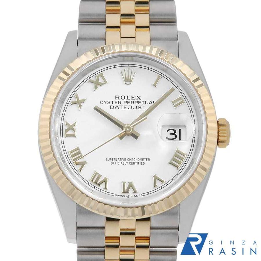 ROLEX（ロレックス） デイトジャスト36 126233 ホワイト ローマ 5列