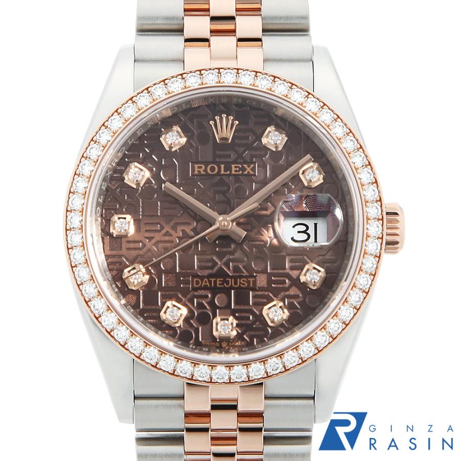 ROLEX（ロレックス） デイトジャスト36 126281RBR チョコレート
