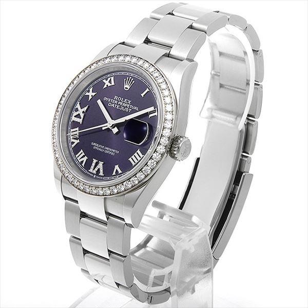 ロレックス デイトジャスト36 VI/IXダイヤ ベゼルダイヤ 126284RBR 