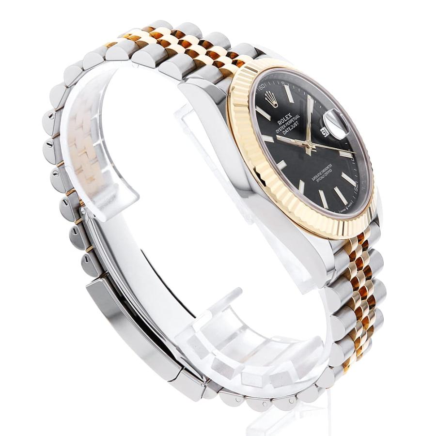 難ありROLEX ロレックス 空き箱オイスターデイトジャストメンズスポーツモデル ROLEX（ロレックス） デイトジャスト 126333 ブラック バー 5列