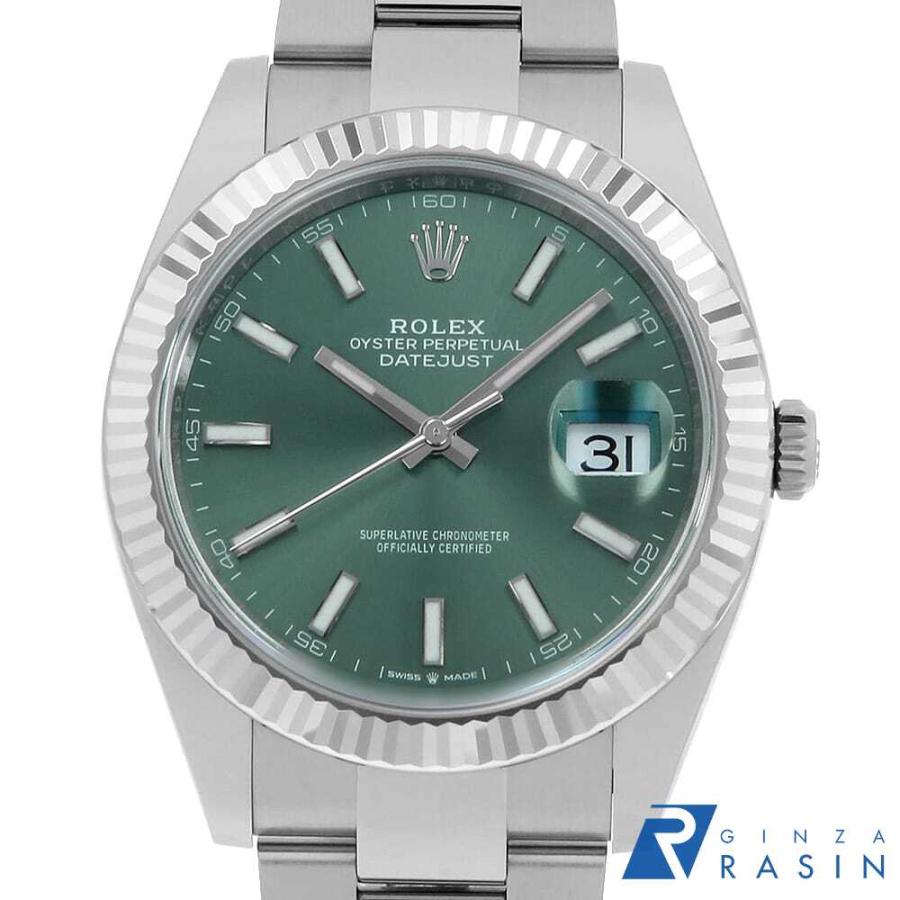 ROLEX（ロレックス） デイトジャスト41 126334 ミントグリーン バー 3