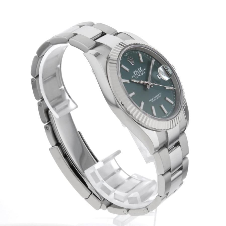 ROLEX（ロレックス） デイトジャスト41 126334 ミントグリーン 3列