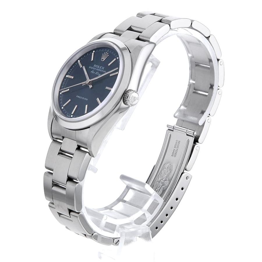 ROLEX（ロレックス） エアキング 14000M ブルー バー F番 中古 メンズ
