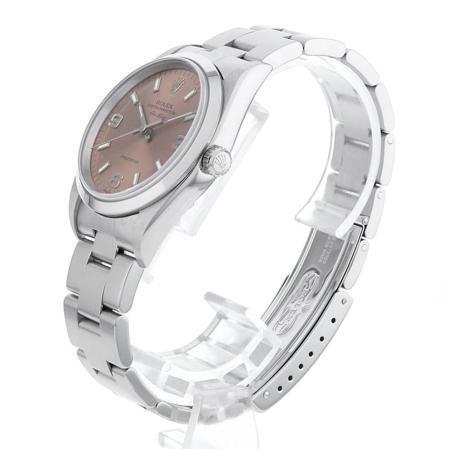 ROLEX ロレックス エアキング 14000M ピンク 369ホワイトバー P