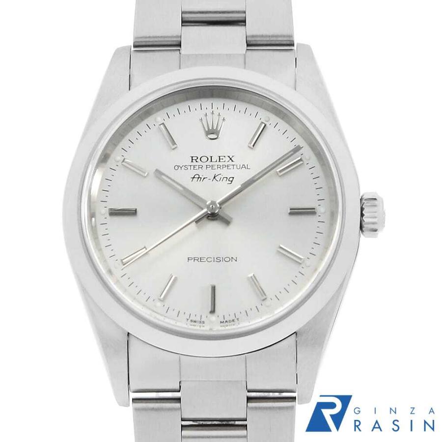 ROLEX（ロレックス） エアキング 14000 シルバー バー U番 中古 メンズ