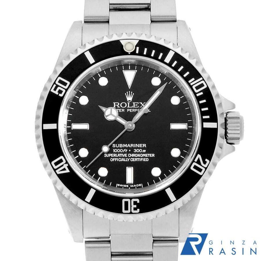 【値下げ】サブマリーナ ブラック 中古 ロレックス サブマリーナ 16800 ブラック(黒) 93番台 トリチウム