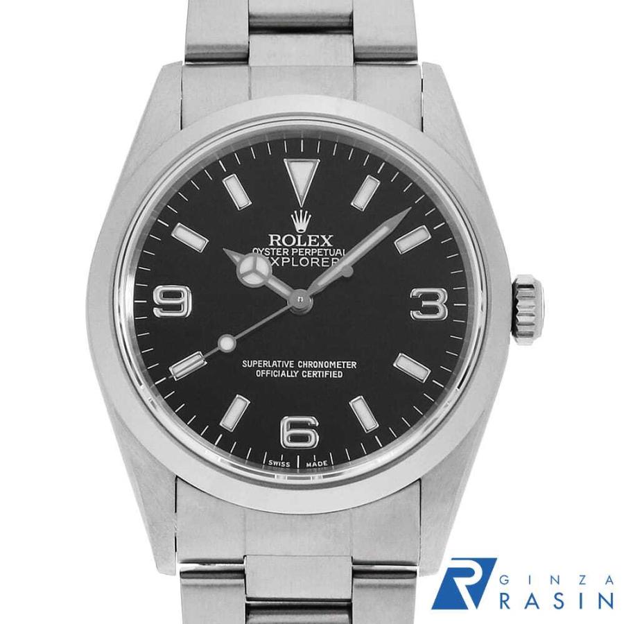 ROLEX（ロレックス） エクスプローラーI 14270 ブラック A番 中古