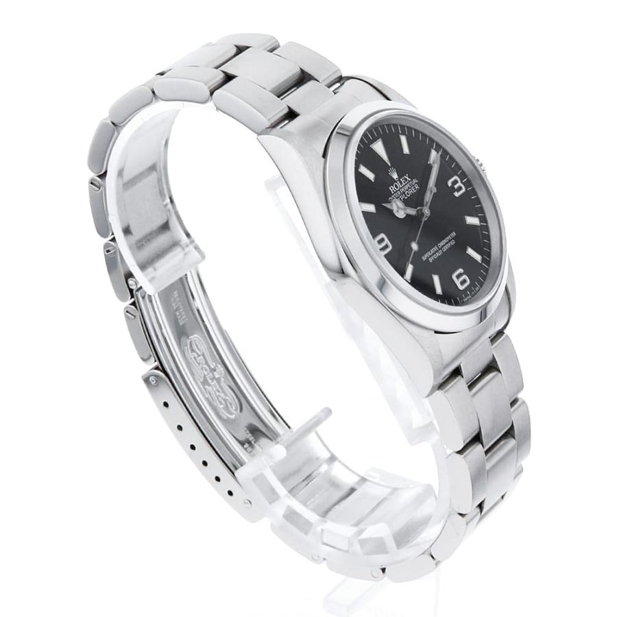ROLEX ロレックス エクスプローラーI 14270 ブラック W番 中古 メンズ  