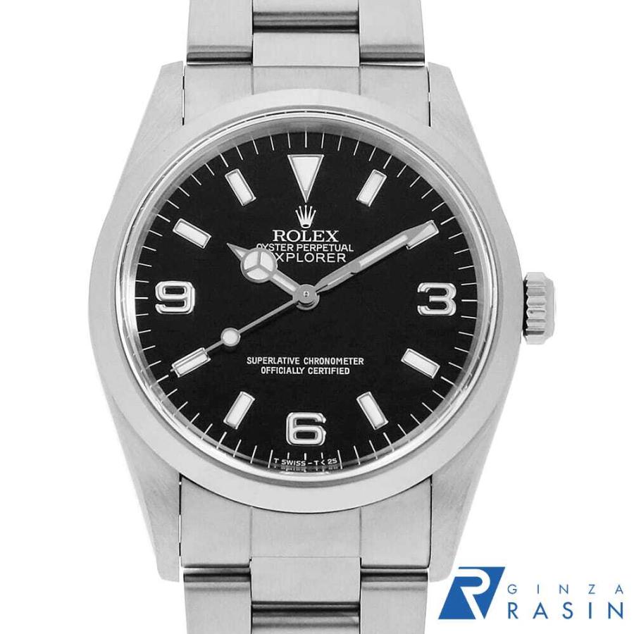 ROLEX ロレックス エクスプローラーI 14270 ブラック オールトリチウム  