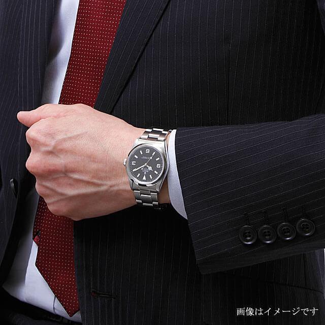 ロレックス エクスプローラーI 14270 ブラック A番 中古 メンズ 腕時計　｜ginzarasin｜05