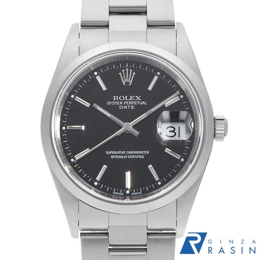 ROLEX ロレックス オイスターパーペチュアル デイト 15200 ブラック  