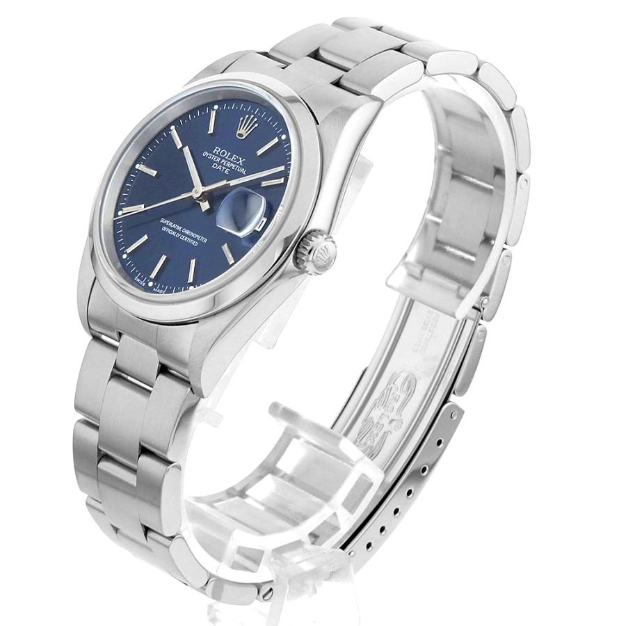 ROLEX ロレックス オイスターパーペチュアル デイト 15200 ブルー バー  