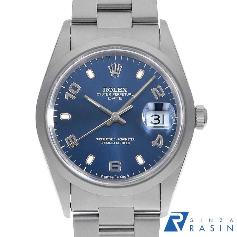 ROLEX（ロレックス） オイスターパーペチュアル デイト 15200 ブルー 