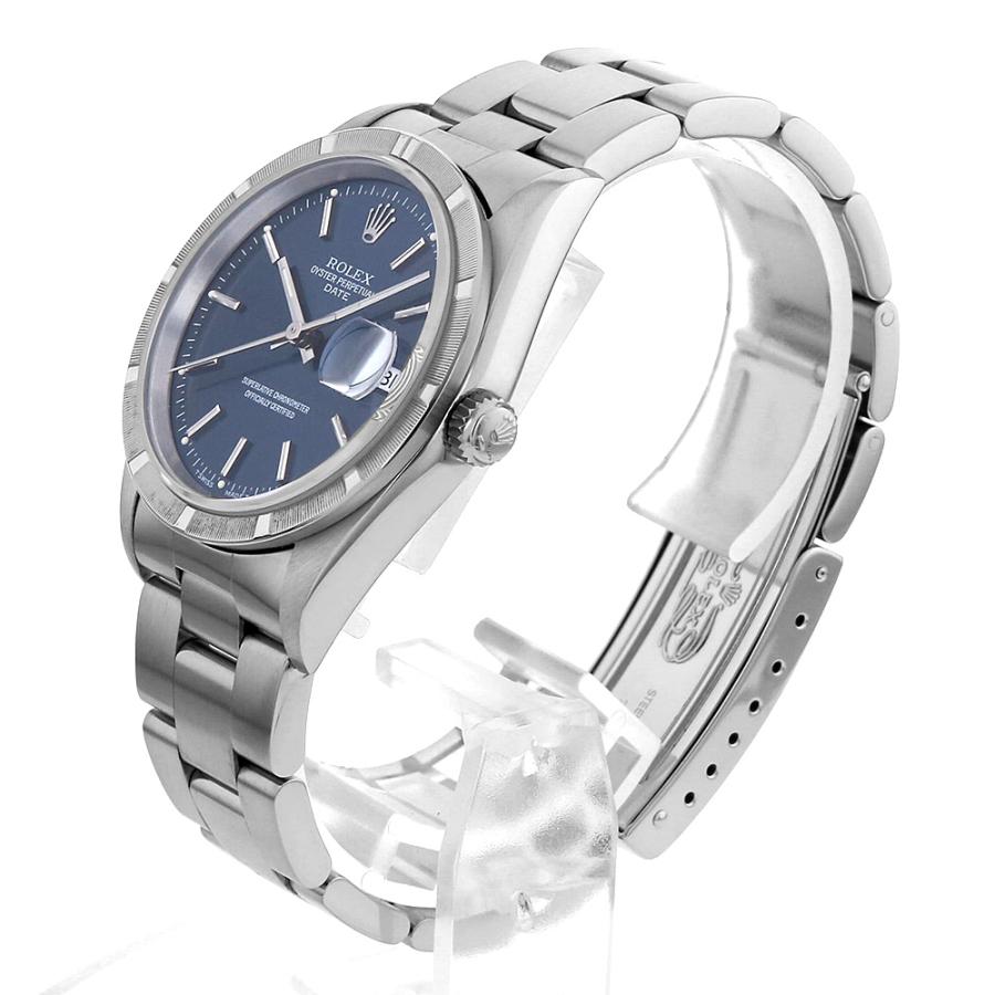ROLEX ロレックス オイスターパーペチュアル デイト 15210 ブルー バー  