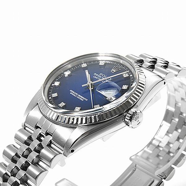 ロレックス デイトジャスト 10pダイヤ 16014G ROLEX（ロレックス） デイトジャスト 10Pダイヤ ブルー