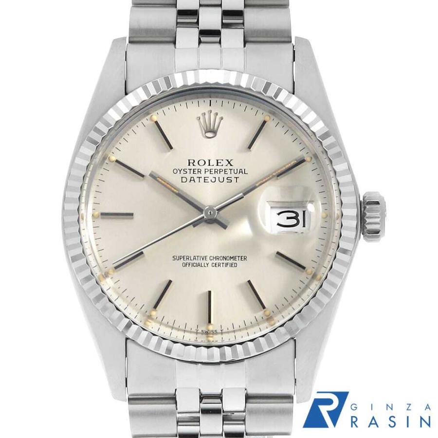 ロレックス デイトジャスト 16014 シルバー 86番 メンズ 中古 腕時計 ROLEX（ロレックス） デイトジャスト 16014 シルバー 86番 中古 メンズ