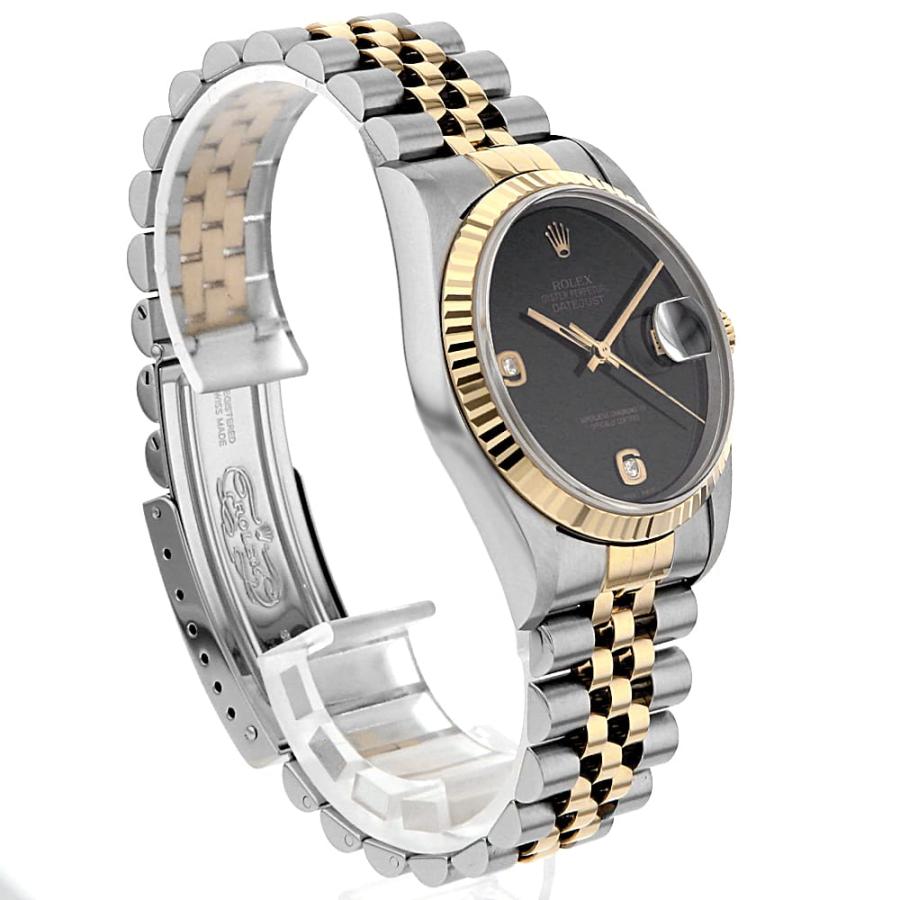 ROLEX（ロレックス） デイトジャスト 16233 2BR オニキス K番 中古