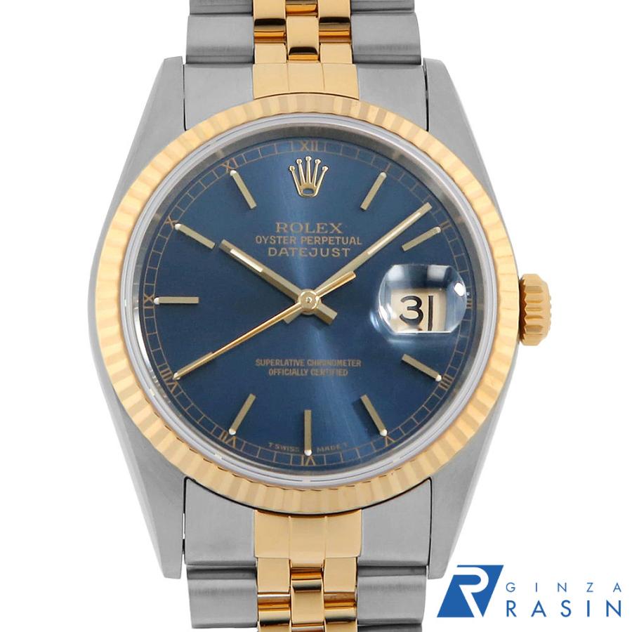 ROLEX（ロレックス） デイトジャスト 16233 ブルー バー 5列
