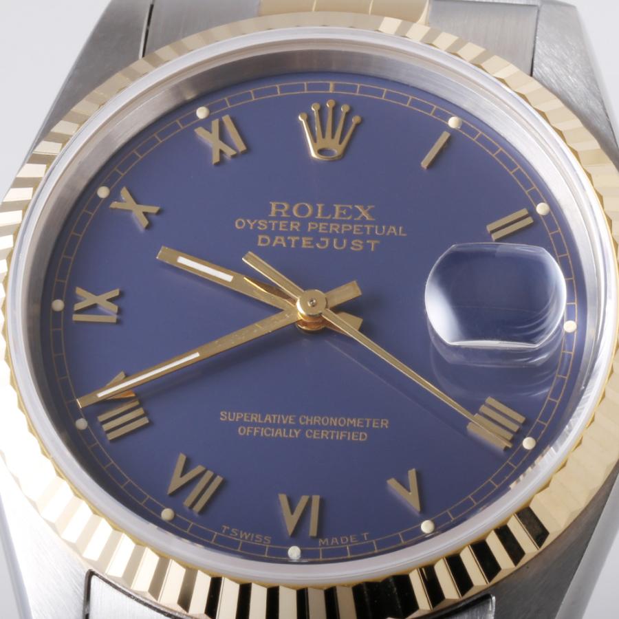 ROLEX（ロレックス） デイトジャスト 16233 ブルー ローマ E番 中古