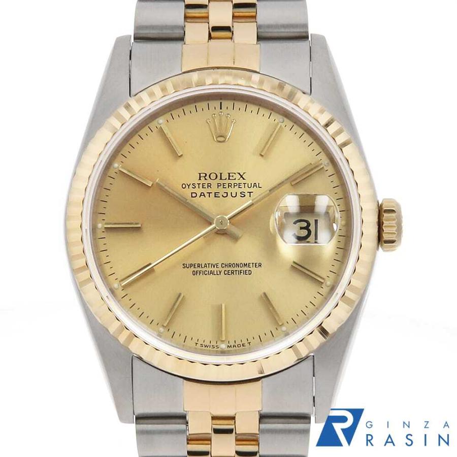 ROLEX（ロレックス） デイトジャスト 16233 シャンパン バー E番 中古 