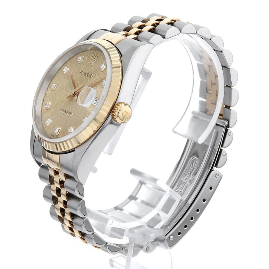 ROLEX（ロレックス） デイトジャスト 10Pダイヤ 16233G シャンパン