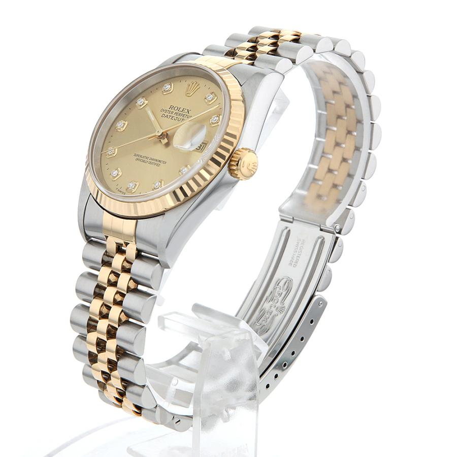 特価商品  ROLEX ロレックス シャンパン 16233G 10Pダイヤ デイトジャスト 本体