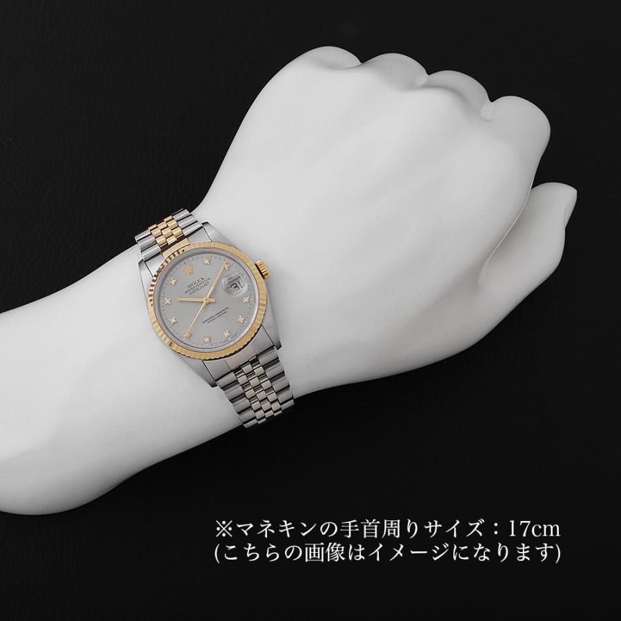 Rolex デイトジャスト ROLEX ロレックス デイトジャスト 10Pダイヤ 16233G シルバー