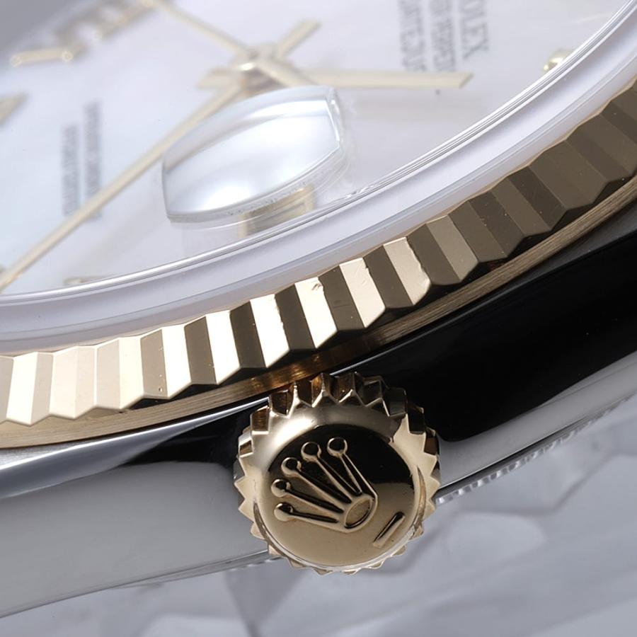 ROLEX（ロレックス） デイトジャスト 16233NR ホワイトシェル ローマ P