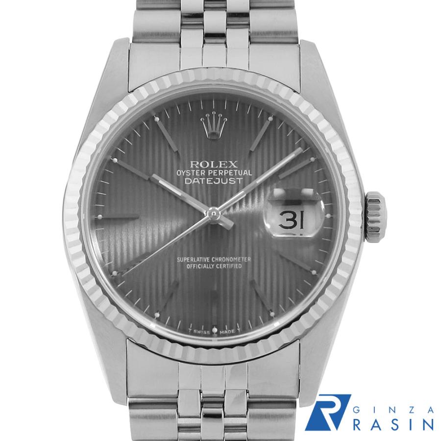 ROLEX ロレックス デイトジャスト 16234 グレー タペストリー