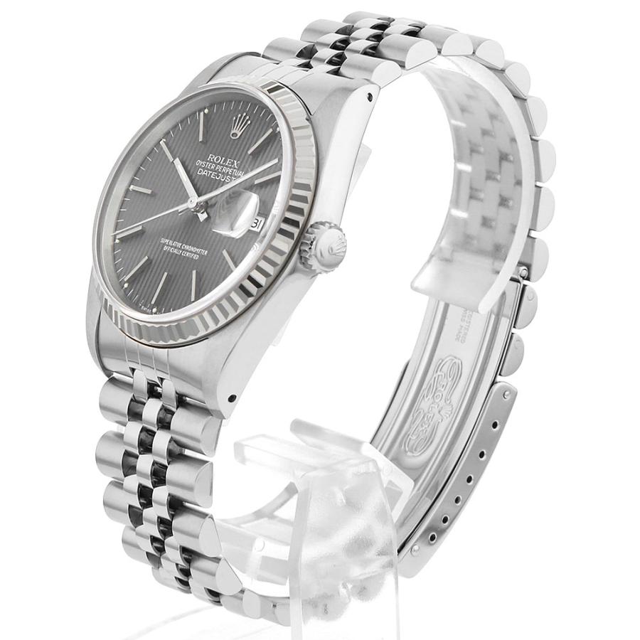 ROLEX ロレックス デイトジャスト 16234 グレー タペストリー