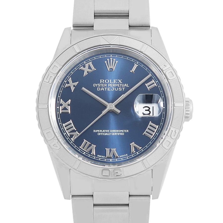 ROLEX（ロレックス） デイトジャスト サンダーバード 16264 ブルー ローマ Y番 中古 メンズ 腕時計 : GINZA RASIN ...