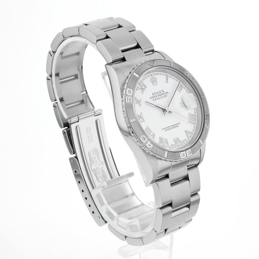 ROLEX（ロレックス） デイトジャスト サンダーバード 16264 ホワイト ローマ 3列 オイスターブレス F番 中古 メンズ 腕時計 ...