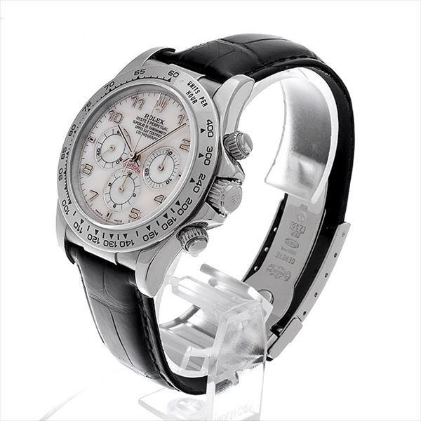 豪華ラッピング無料 60回払いまで無金利 ロレックス 腕時計 メンズ 中古 A番 ホワイトシェル アラビア na デイトナ コスモグラフ メンズ腕時計 Albinofoundation Org