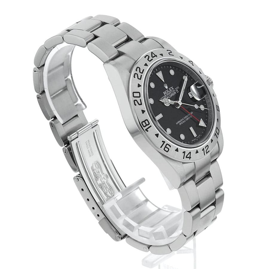 ROLEX（ロレックス） エクスプローラーII 16570 ブラック M番 中古