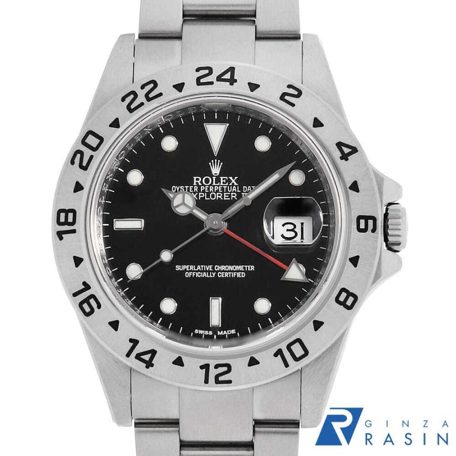 ロレックス エクスプローラーII 16570 ブラック ランダム番 中古