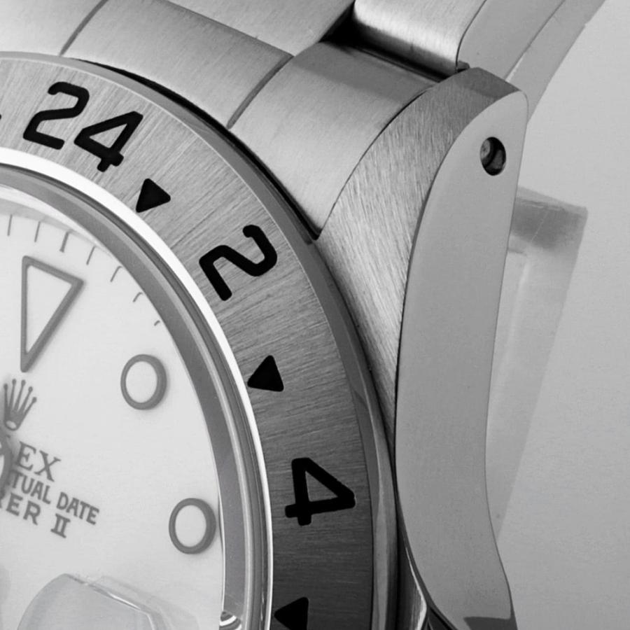ROLEX ロレックス エクスプローラーII 16570 ホワイト オール