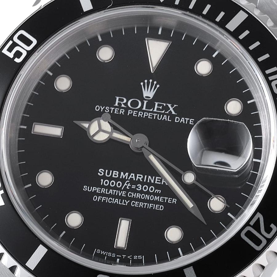 今月中のみ特価！！ROLEX サブマリーナ ブラック16610 トリチューム ROLEX ロレックス サブマリーナ デイト 16610 ブラック オール