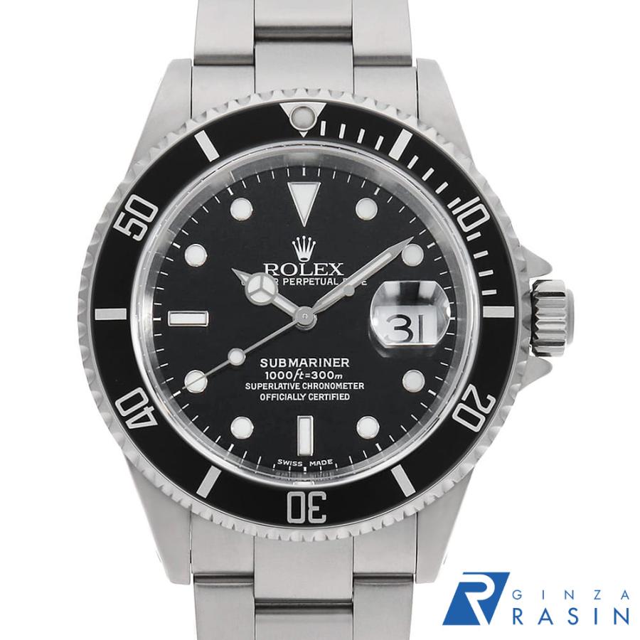 ROLEX（ロレックス） サブマリーナ デイト 16610 ブラック K番 中古
