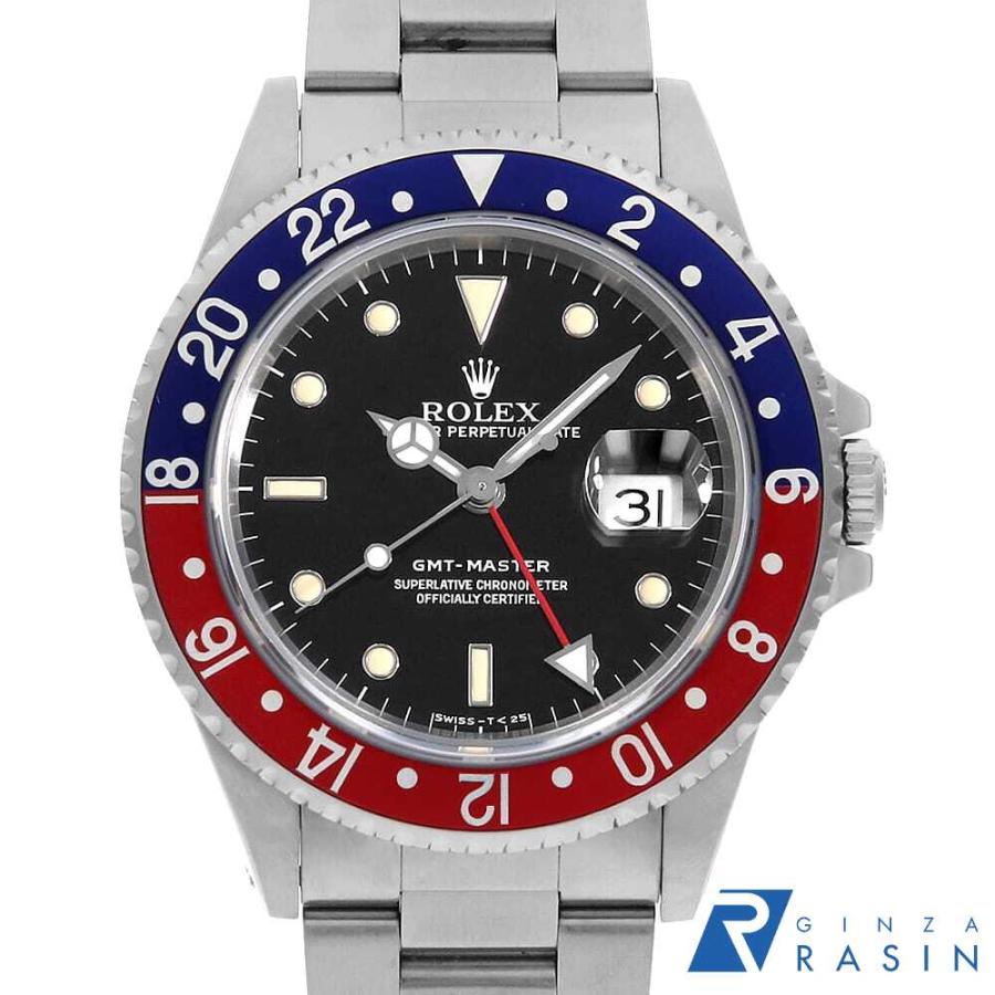 ROLEX ロレックス GMTマスター 赤青ベゼル 16700 ブラック