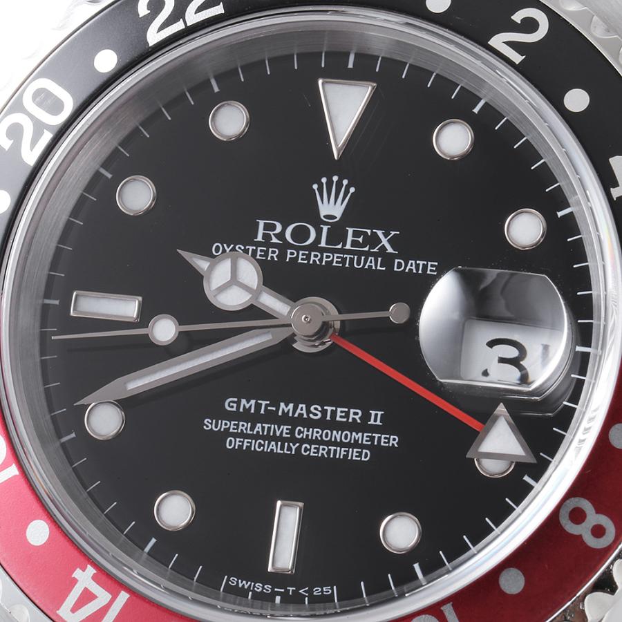 ROLEX（ロレックス） GMTマスターII 16710 ブラック U番 中古 メンズ