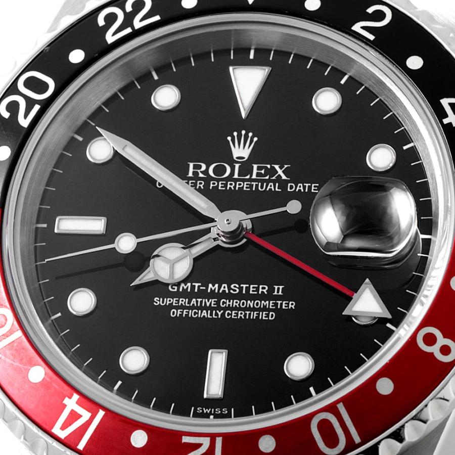 ROLEX（ロレックス） GMTマスターII 赤黒ベゼル 16710 ブラック A番