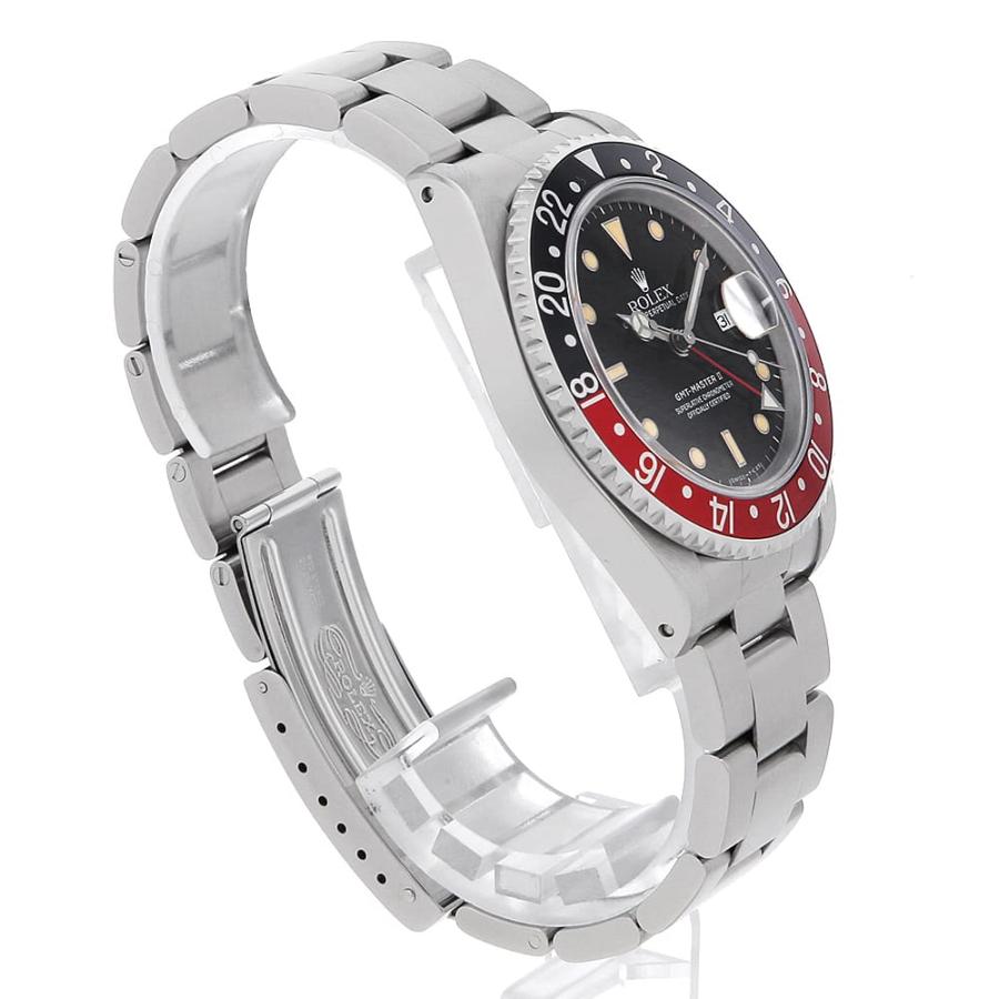 ROLEX（ロレックス） GMTマスターII 赤黒ベゼル 16710 ブラック オール